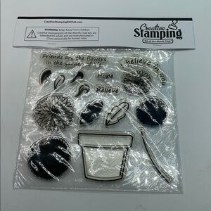 Creative Stamping Stamp Set Friends are the flowers in the garden of life